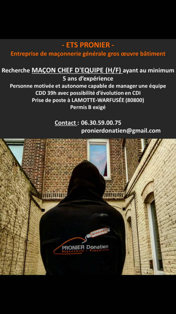 ets pronier recrute